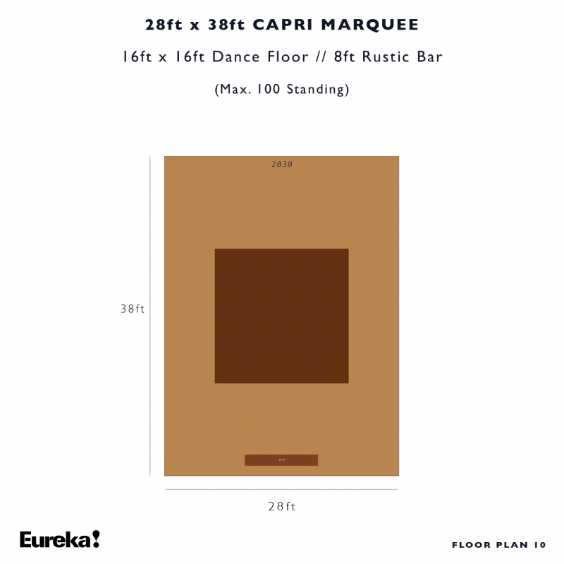 Capri Marquee Hire Floor Plan 10